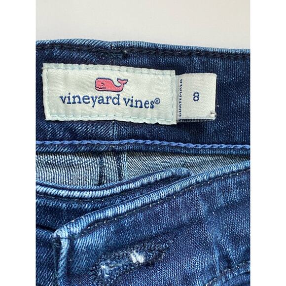 Vineyard Vines Womans Jeans SZ 8 Skinny‎ Stretch Mid Rise Preppy Casual Ankle - Picture 3 of 9
